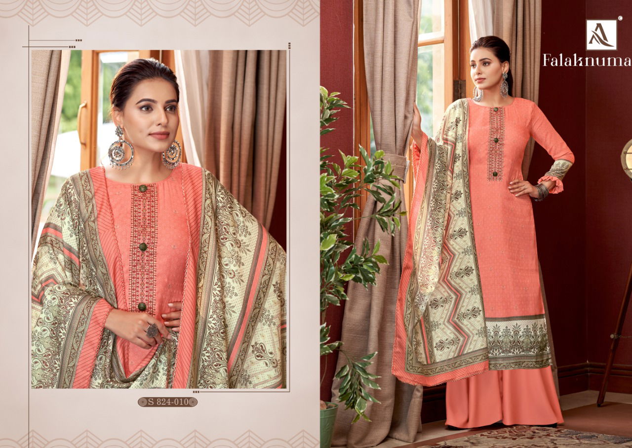 Alok Falaknuma Winter Casual Daily Wear Wool Printed Pashmina Collection
